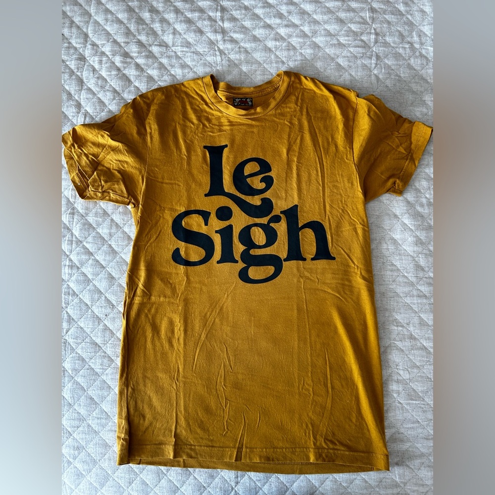 Yellow 'Le Sigh' Graphic T-Shirt
